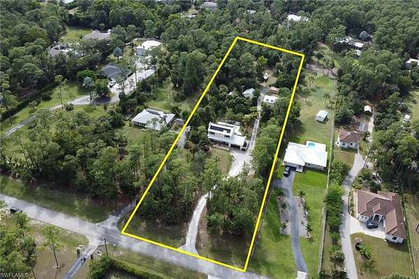2.28 Acres of Residential Land with Home for Sale in Naples, Florida