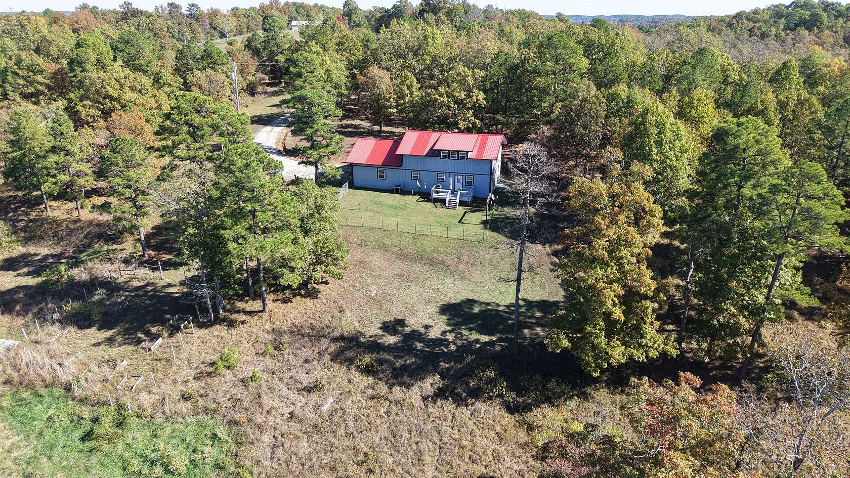 10 Acres of Recreational Land with Home for Sale in Melbourne, Arkansas