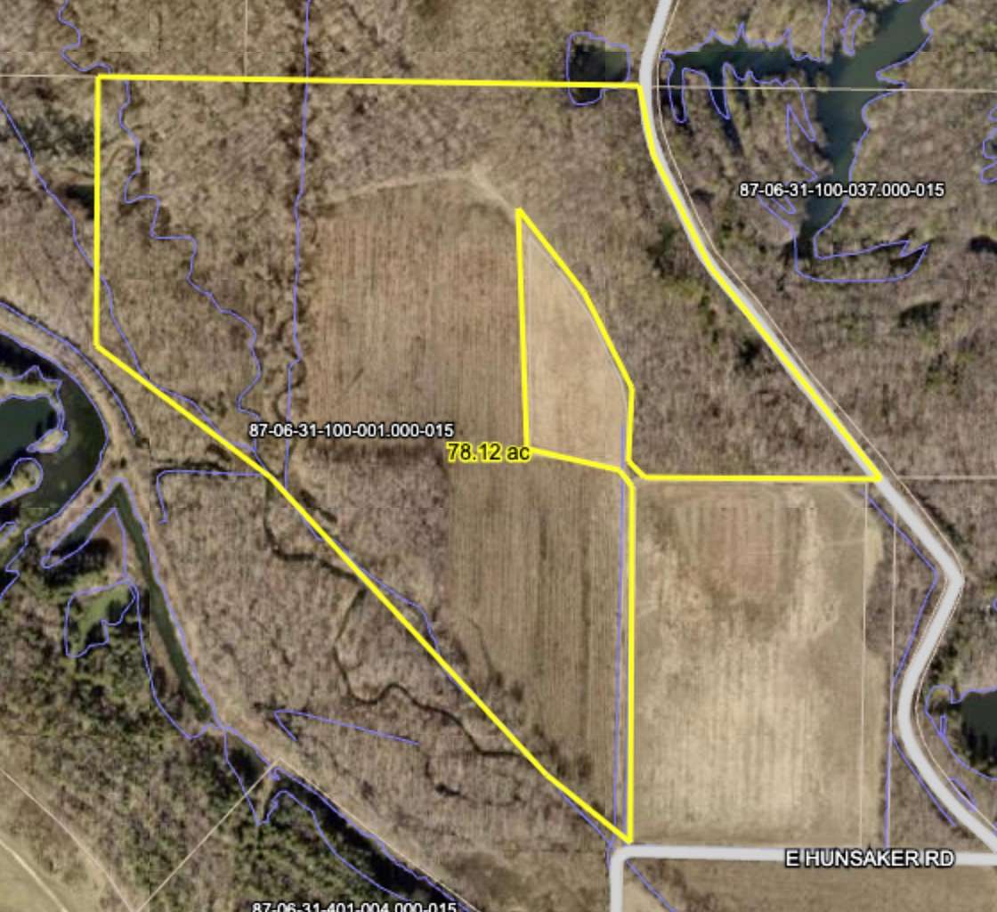 80 Acres of Recreational Land & Farm for Sale in Boonville, Indiana