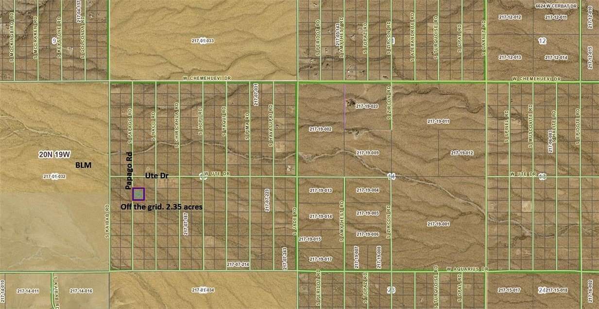 2.35 Acres of Land for Sale in Golden Valley, Arizona