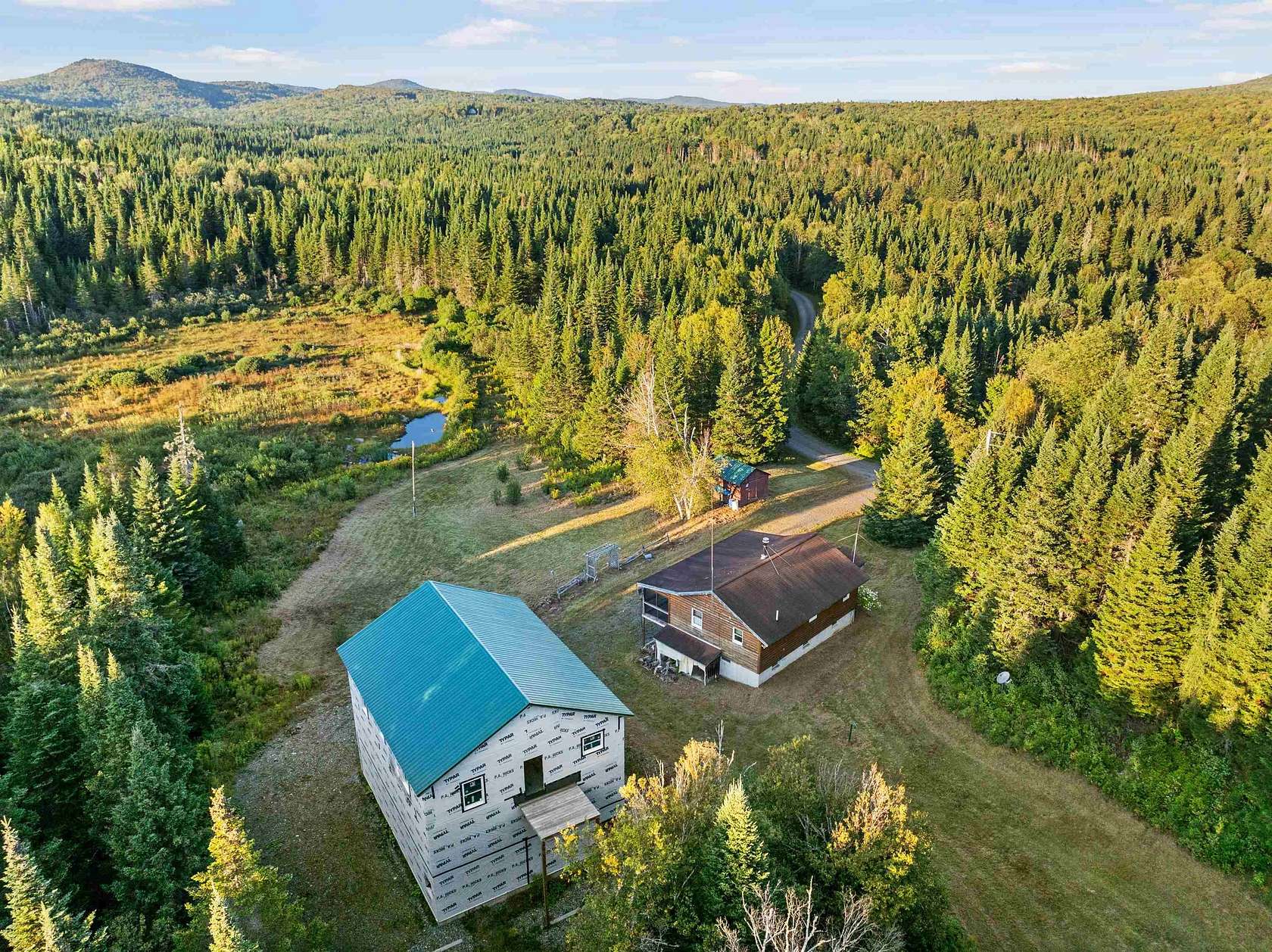 8.8 Acres of Residential Land with Home for Sale in Pittsburg, New Hampshire