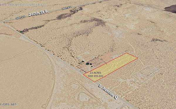 2.6 Acres of Land for Sale in Palmdale, California