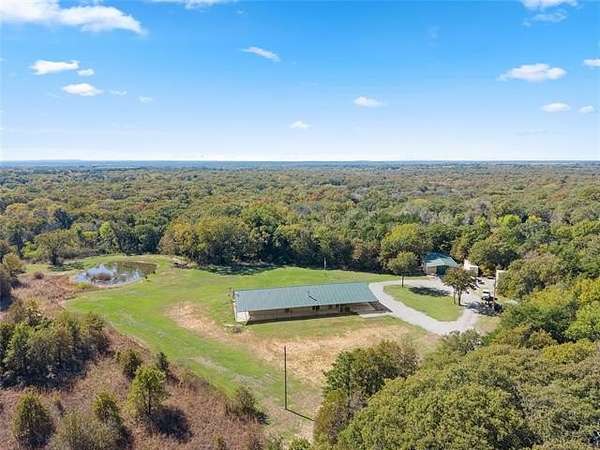 40 Acres of Recreational Land with Home for Sale in Burneyville, Oklahoma