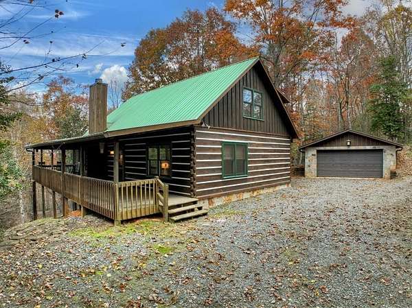 2 Acres of Residential Land with Home for Sale in Mineral Bluff, Georgia