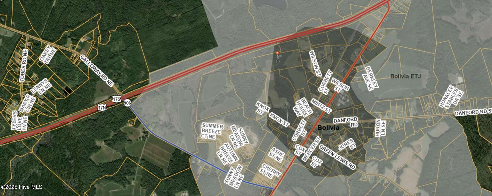 24.3 Acres of Recreational Land for Sale in Bolivia, North Carolina