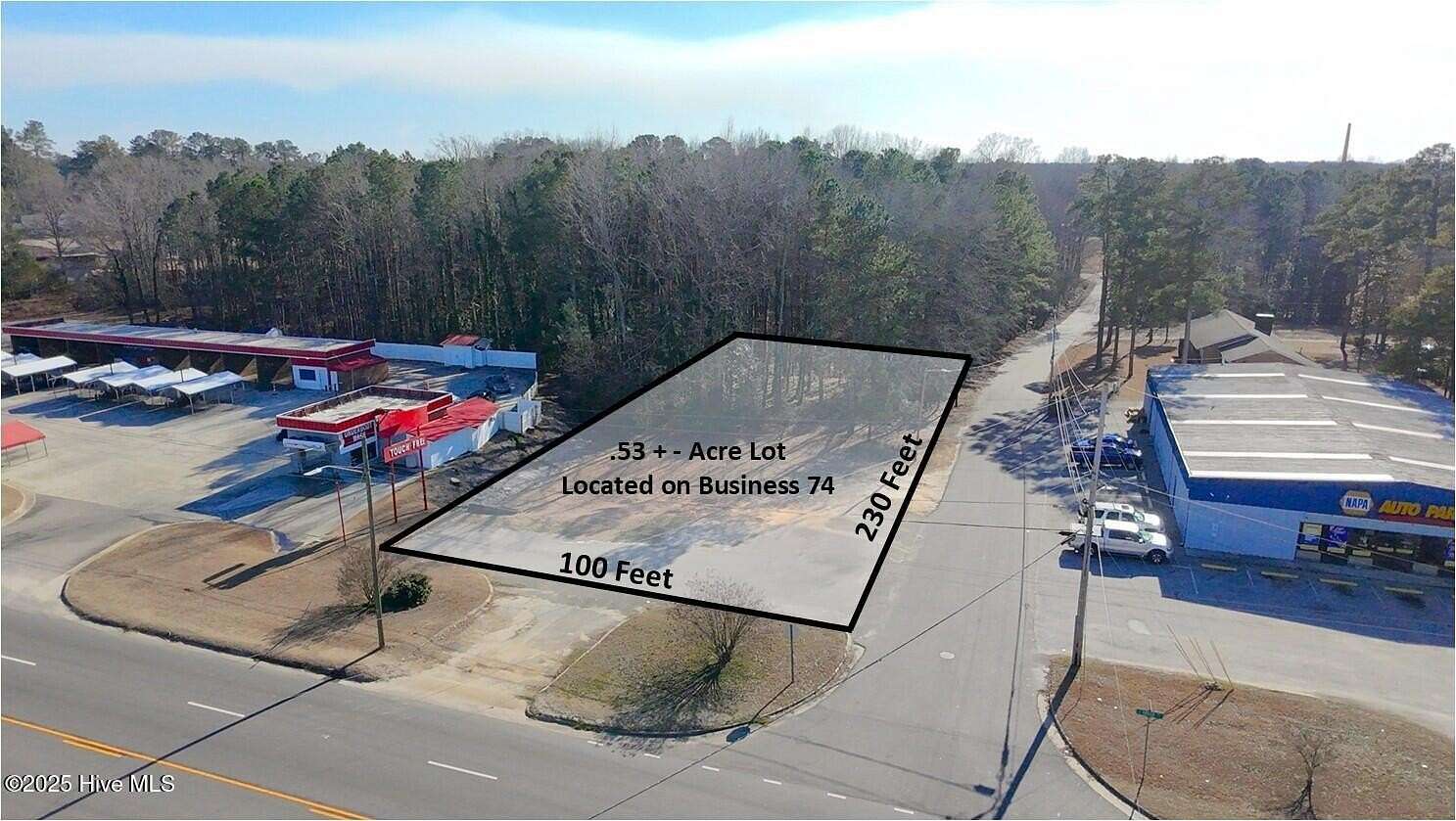 0.53 Acres of Commercial Land for Sale in Rockingham, North Carolina