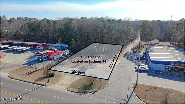 0.53 Acres of Commercial Land for Sale in Rockingham, North Carolina