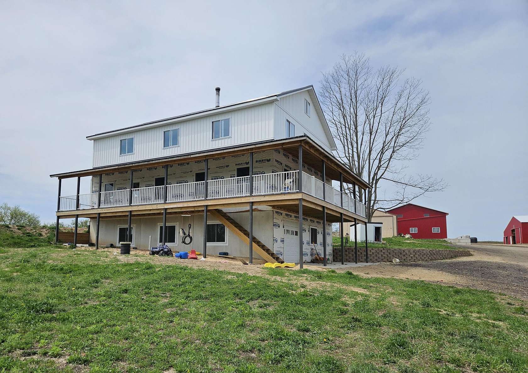 36.5 Acres of Agricultural Land with Home for Sale in Bangor, Michigan