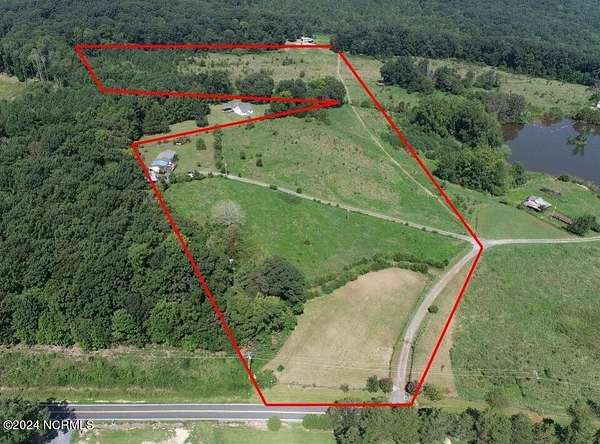 20 Acres of Land with Home for Sale in Troy, North Carolina