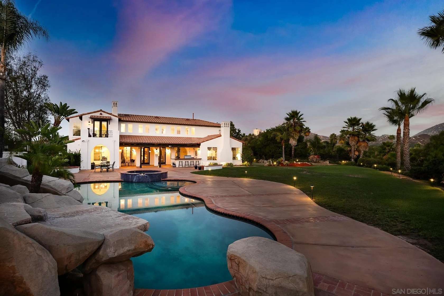 3.2 Acres of Residential Land with Home for Sale in Poway, California