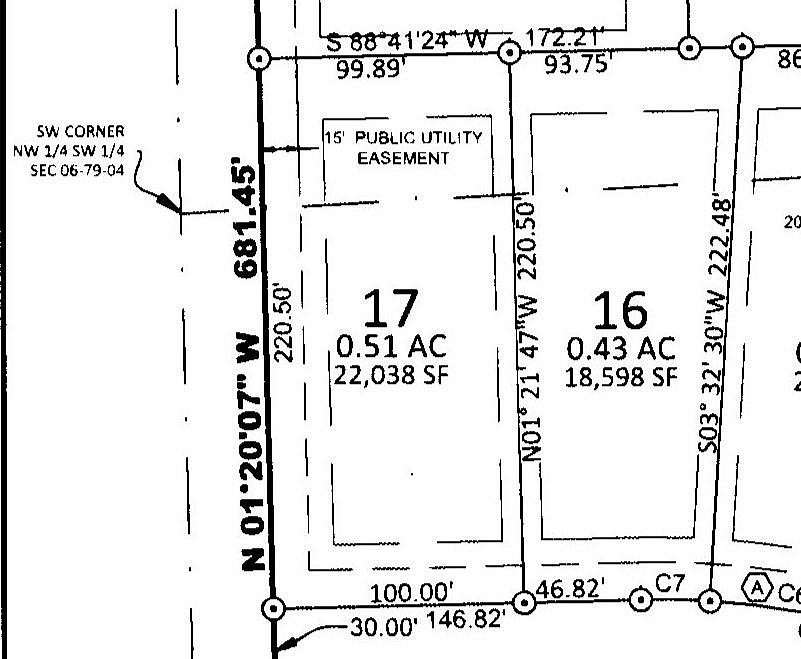 0.51 Acres of Residential Land for Sale in Springdale Township, Iowa