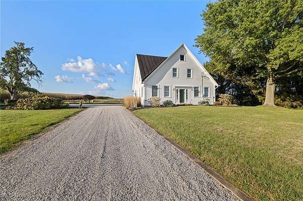 185 Acres of Land with Home for Auction in Jeromesville, Ohio