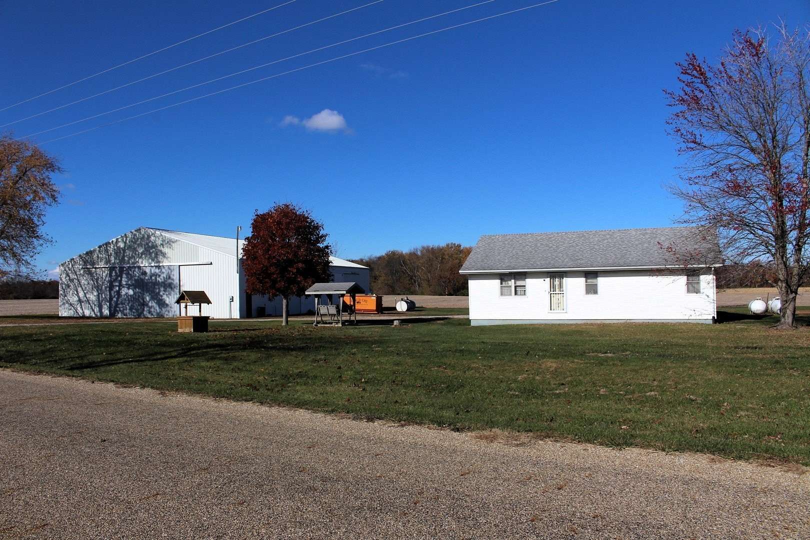 19.6 Acres of Land with Home for Sale in De Witt, Illinois