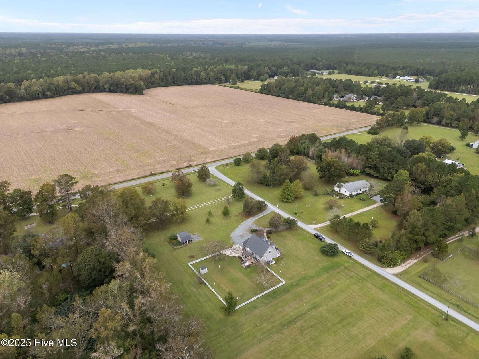 3.19 Acres of Residential Land with Home for Sale in Rocky Point, North Carolina