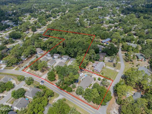 4.36 Acres of Residential Land with Home for Sale in Wilmington, North Carolina