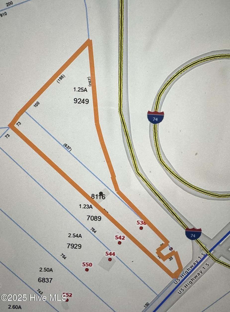 1.25 Acres of Commercial Land for Sale in Rockingham, North Carolina