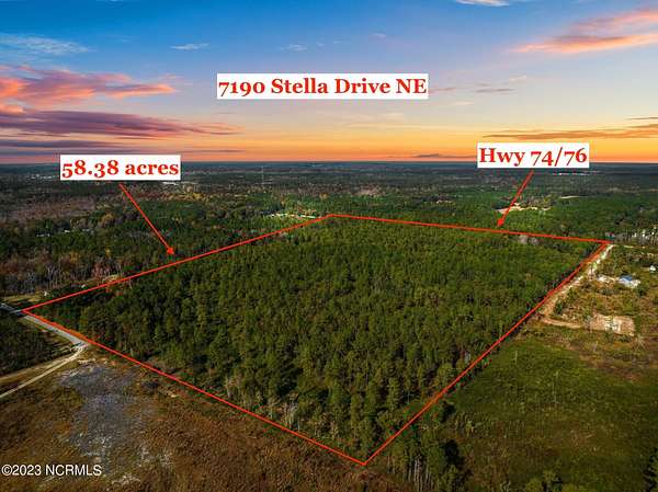 58.4 Acres of Mixed-Use Land for Sale in Leland, North Carolina