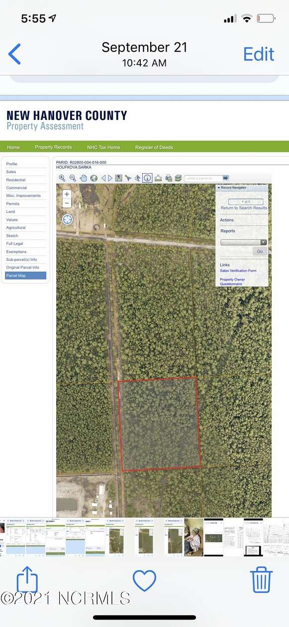 5.55 Acres of Residential Land for Sale in Wilmington, North Carolina