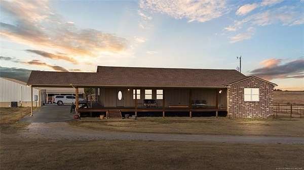 19.4 Acres of Land with Home for Sale in Maramec, Oklahoma