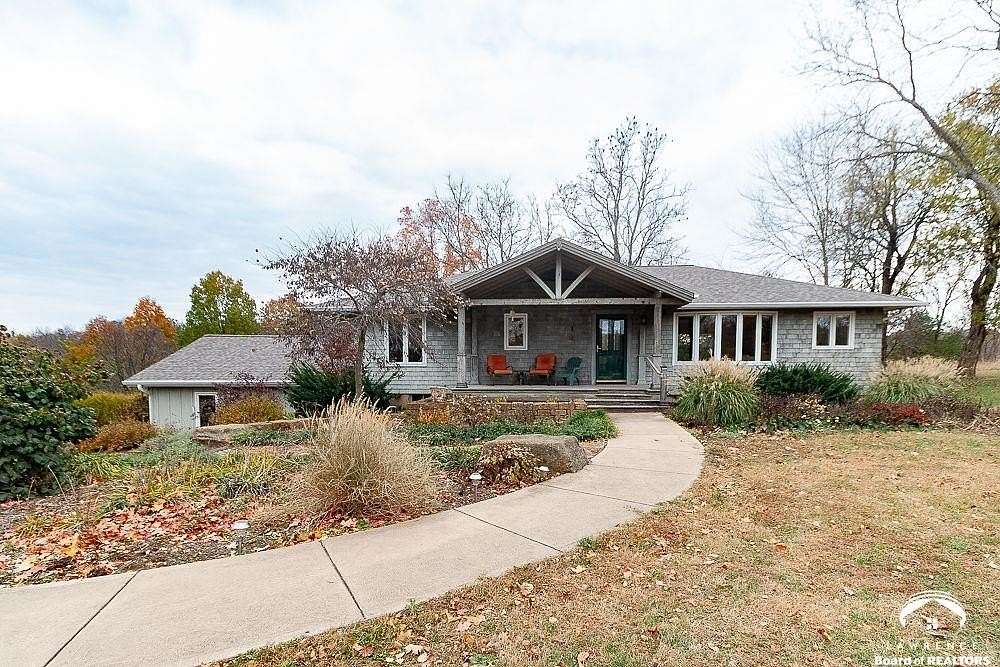 95 Acres of Agricultural Land with Home for Sale in Lawrence, Kansas