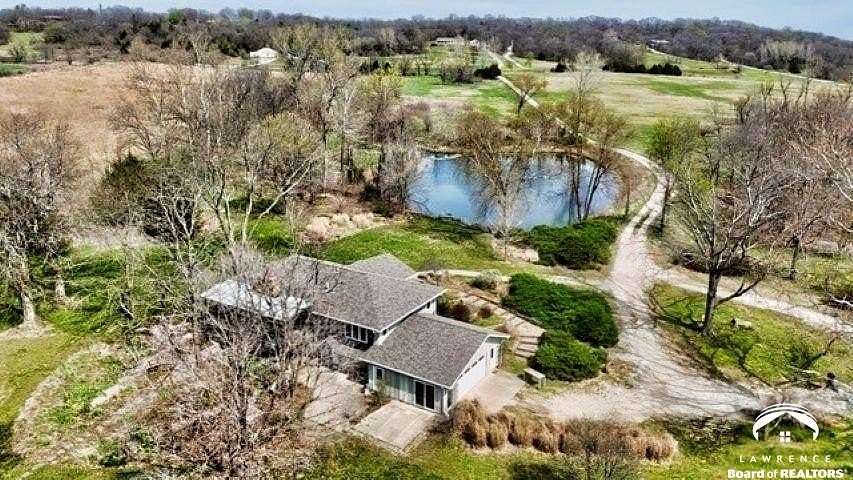 95 Acres of Land with Home for Sale in Lawrence, Kansas