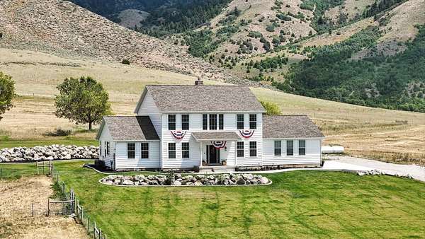 4.6 Acres of Residential Land with Home for Sale in Malad City, Idaho