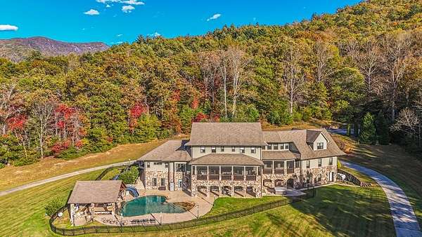 83.6 Acres of Recreational Land with Home for Sale in Franklin, North Carolina