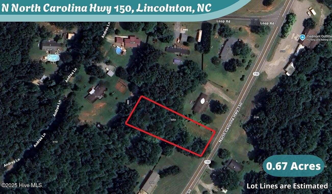 0.67 Acres of Residential Land for Sale in Lincolnton, North Carolina