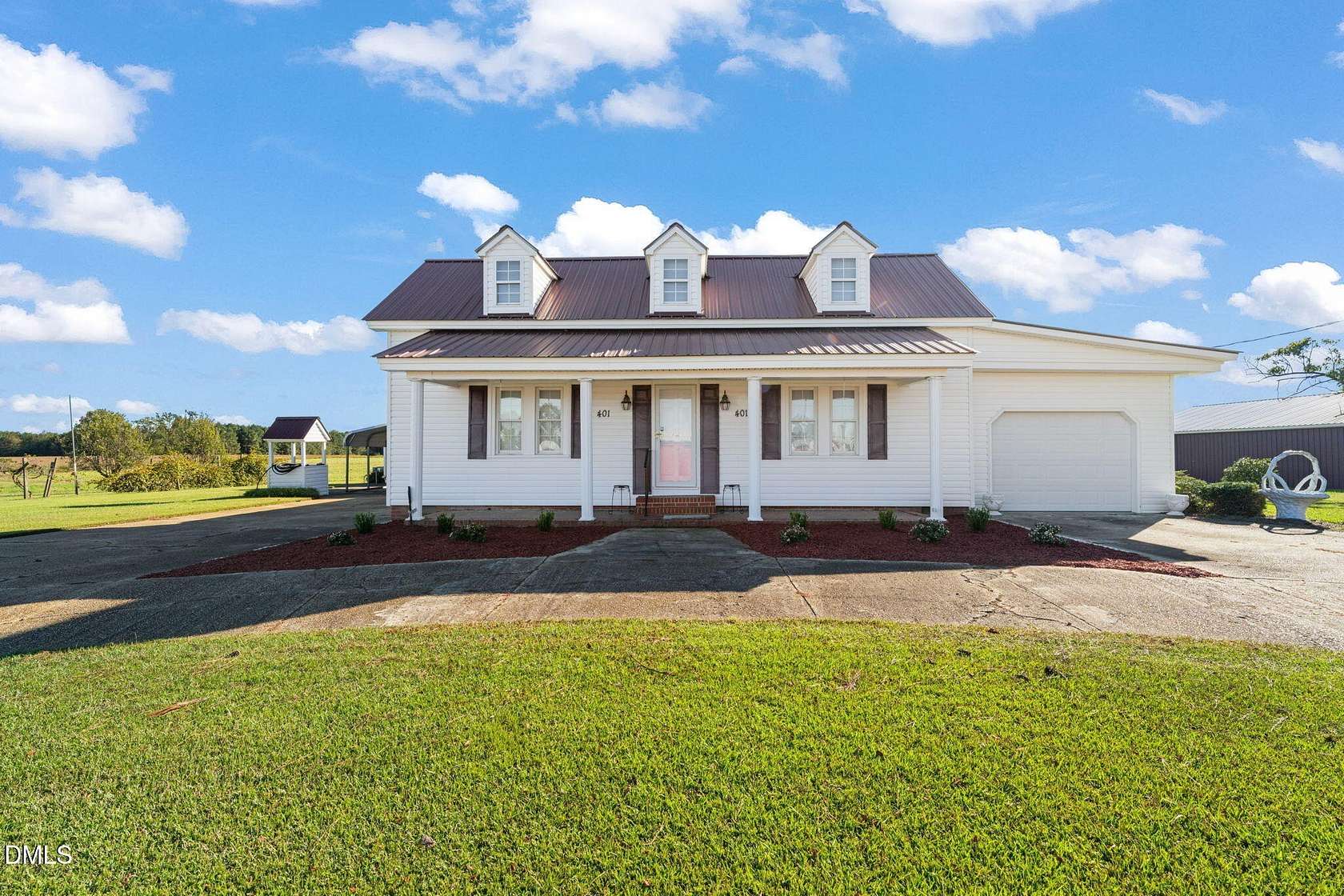 11 Acres of Land with Home for Sale in Four Oaks, North Carolina