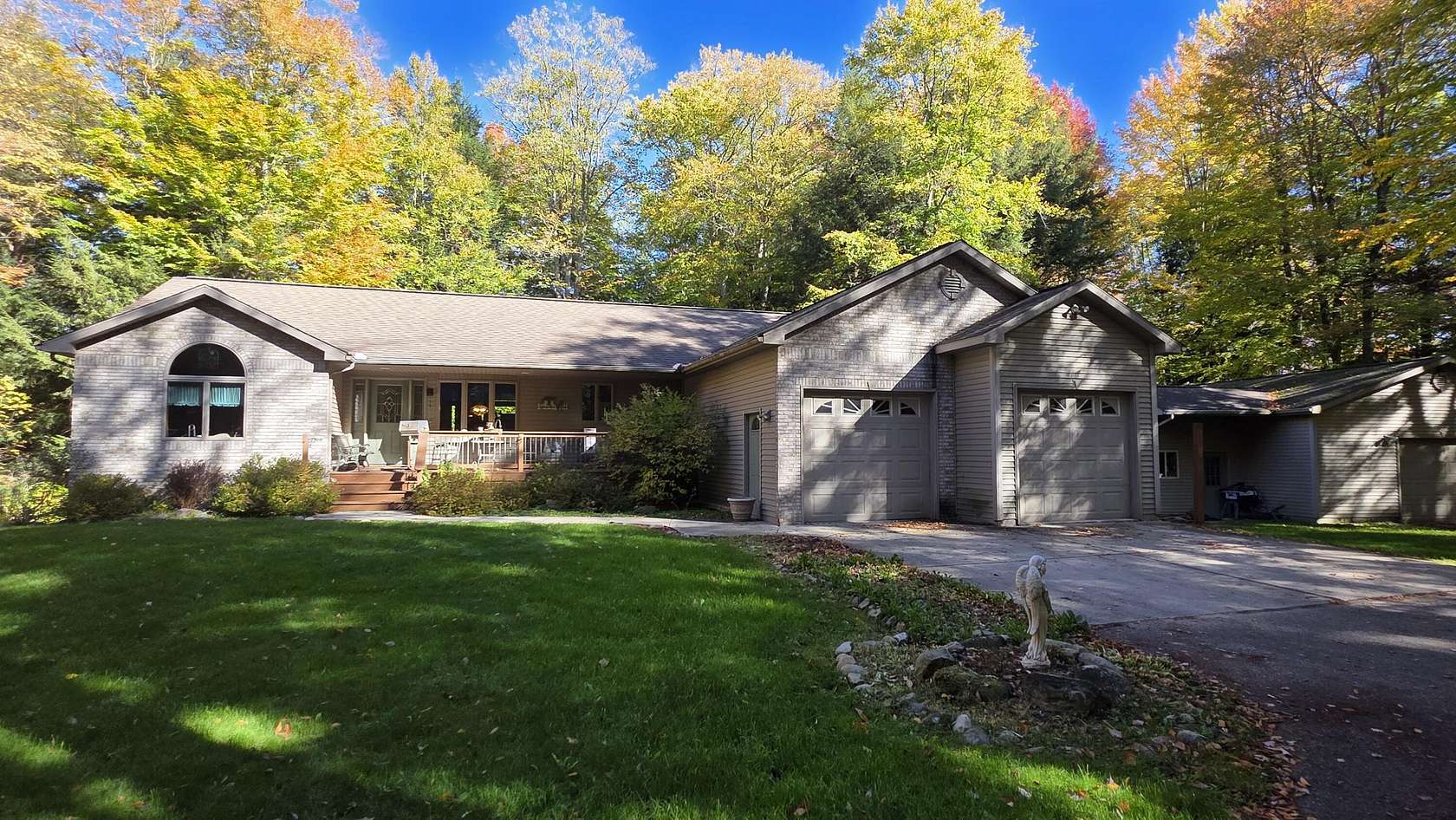 10 Acres of Land with Home for Sale in Blanchard, Michigan