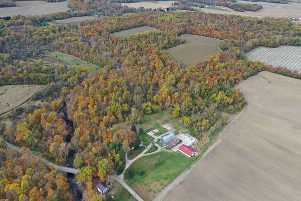 129 Acres of Land with Home for Auction in North Fairfield, Ohio
