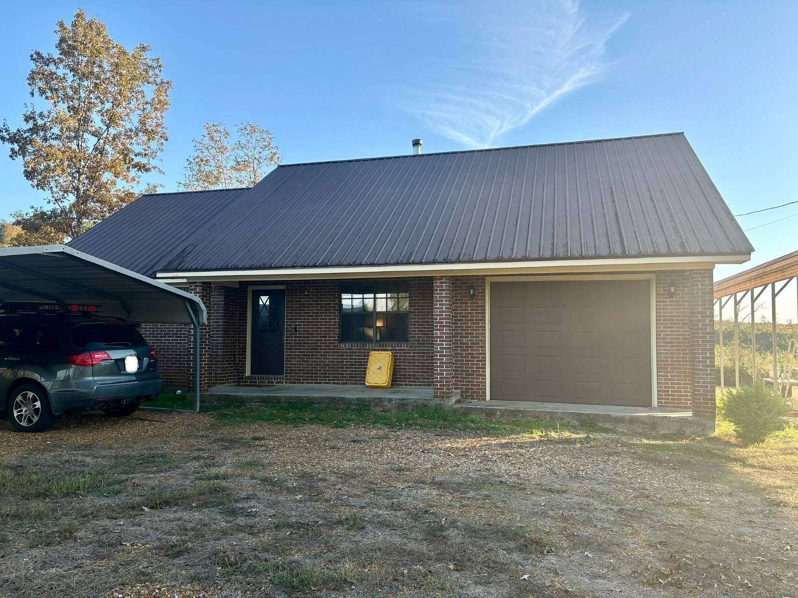 8 Acres of Residential Land with Home for Sale in French Camp, Mississippi