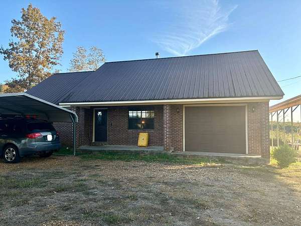 8 Acres of Residential Land with Home for Sale in French Camp, Mississippi