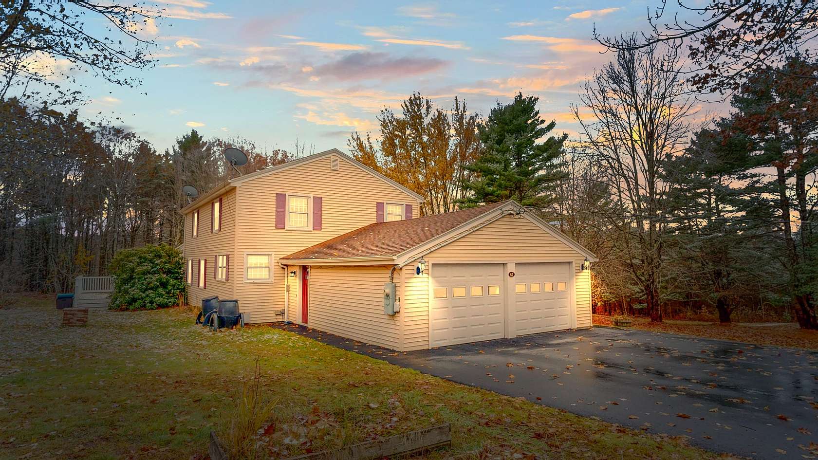 4 Acres of Residential Land with Home for Sale in Wales Town, Maine