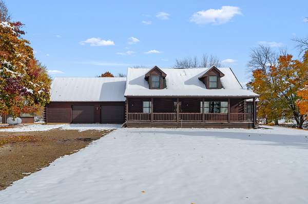 10.3 Acres of Land with Home for Sale in Schoolcraft, Michigan