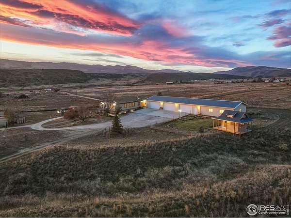 35 Acres of Land with Home for Sale in Loveland, Colorado