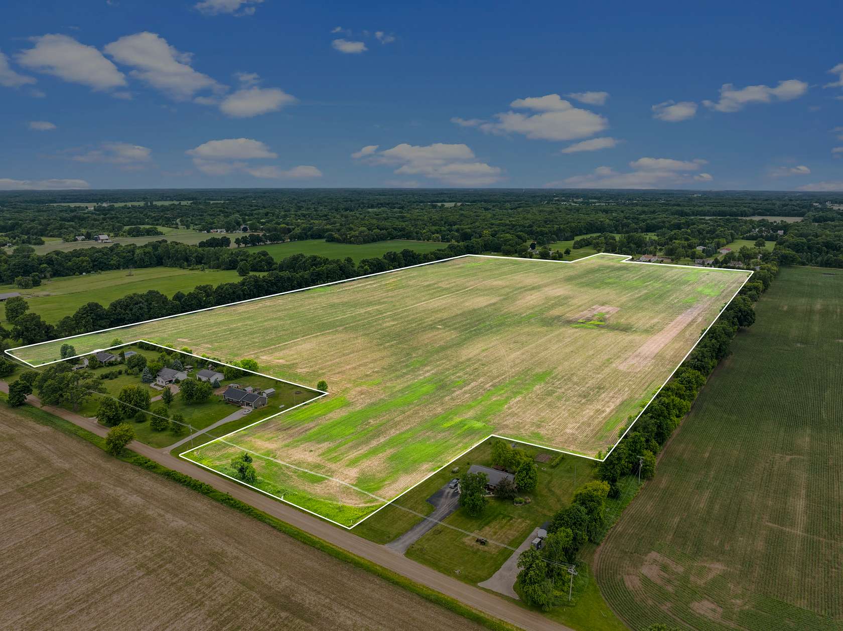 62.5 Acres of Agricultural & Residential Land for Sale in Byron, Michigan