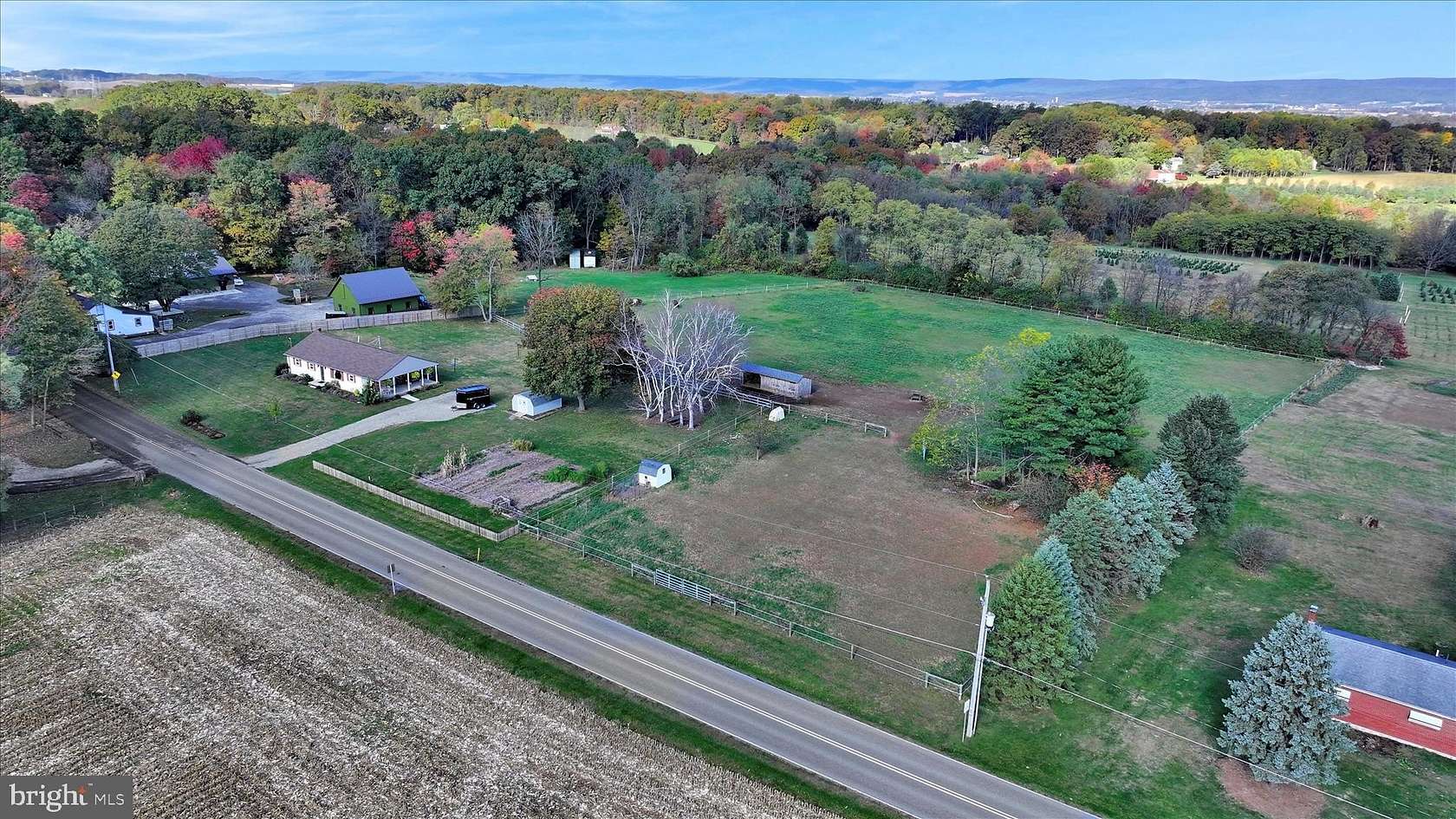 4.83 Acres of Residential Land with Home for Auction in Myerstown, Pennsylvania