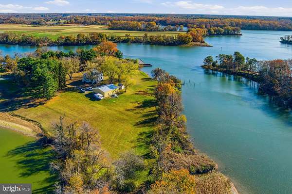 113 Acres of Land with Home for Sale in Rock Hall, Maryland