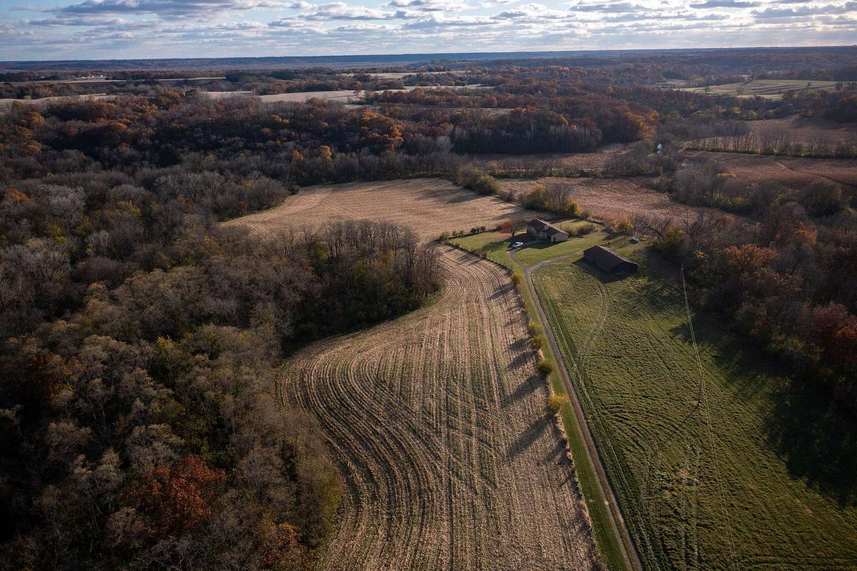 20.5 Acres of Recreational Land & Farm for Sale in Blue Grass, Iowa