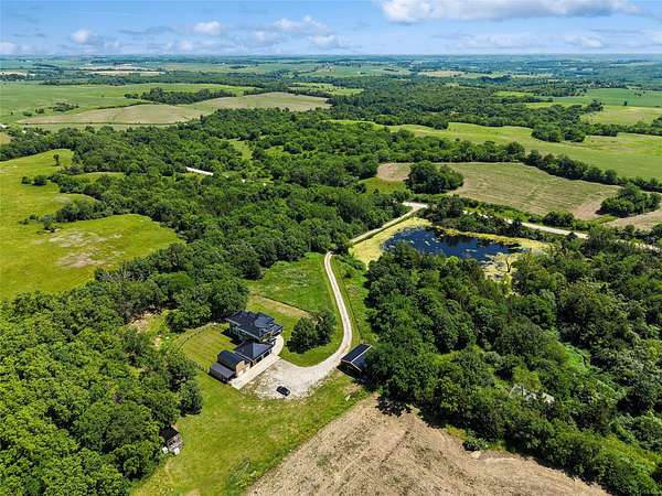 5.64 Acres of Land with Home for Sale in Lacona, Iowa