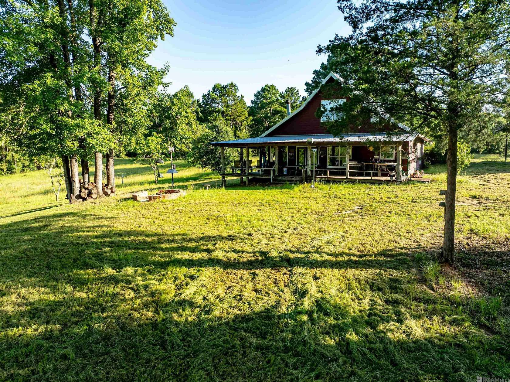 73 Acres of Recreational Land with Home for Sale in Montgomery, Louisiana