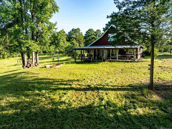 73 Acres of Recreational Land with Home for Sale in Montgomery, Louisiana