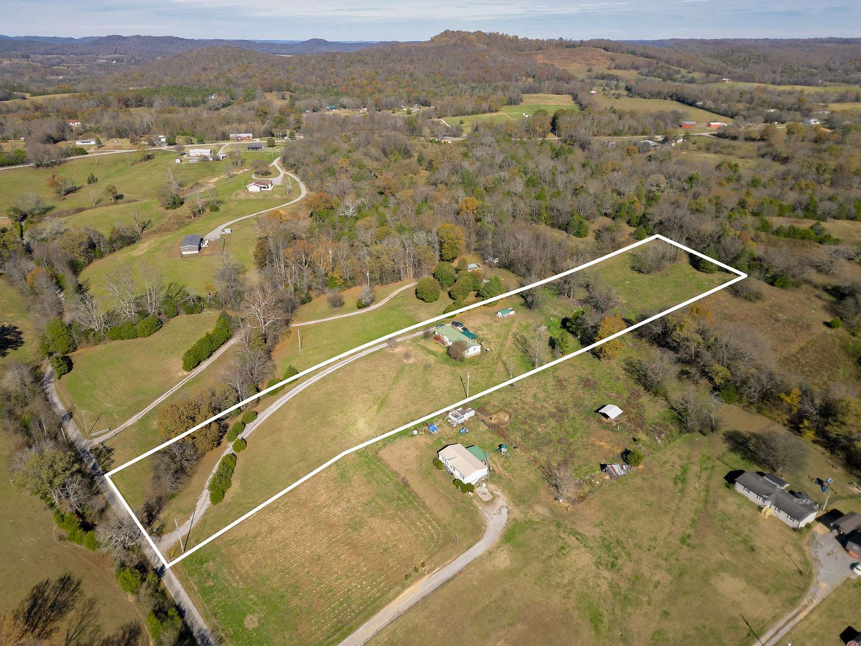 5.23 Acres of Residential Land with Home for Sale in Alexandria, Tennessee