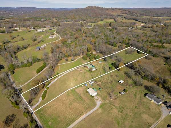 5.23 Acres of Residential Land with Home for Sale in Alexandria, Tennessee