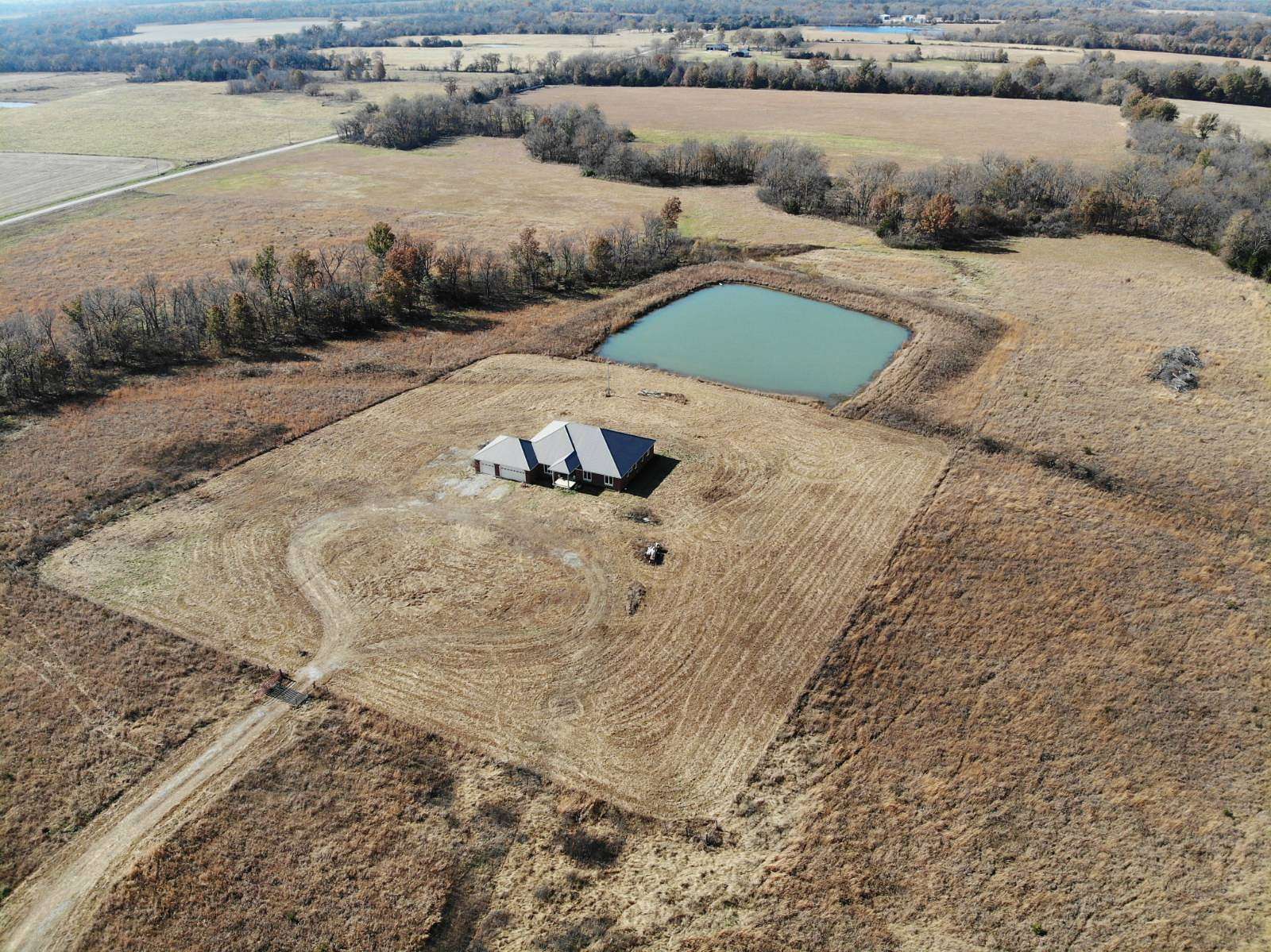 73.1 Acres of Land with Home for Sale in Chanute, Kansas