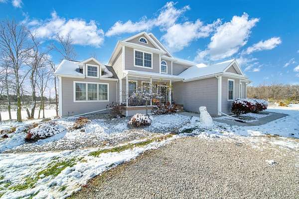 5.16 Acres of Residential Land with Home for Sale in Pittsford, Michigan