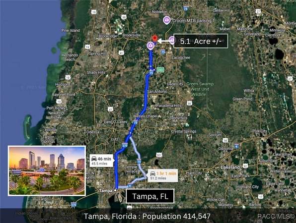 5 Acres of Land for Sale in Brooksville, Florida