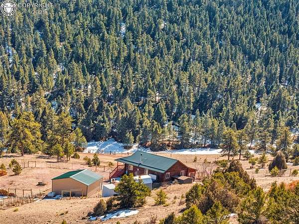 81.2 Acres of Recreational Land with Home for Auction in Cañon City, Colorado