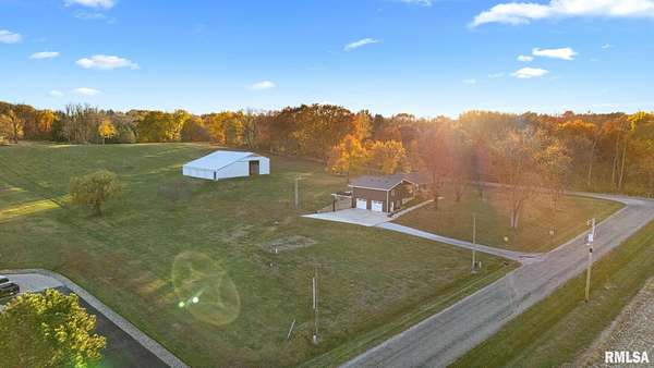 5 Acres of Land with Home for Sale in Mackinaw, Illinois